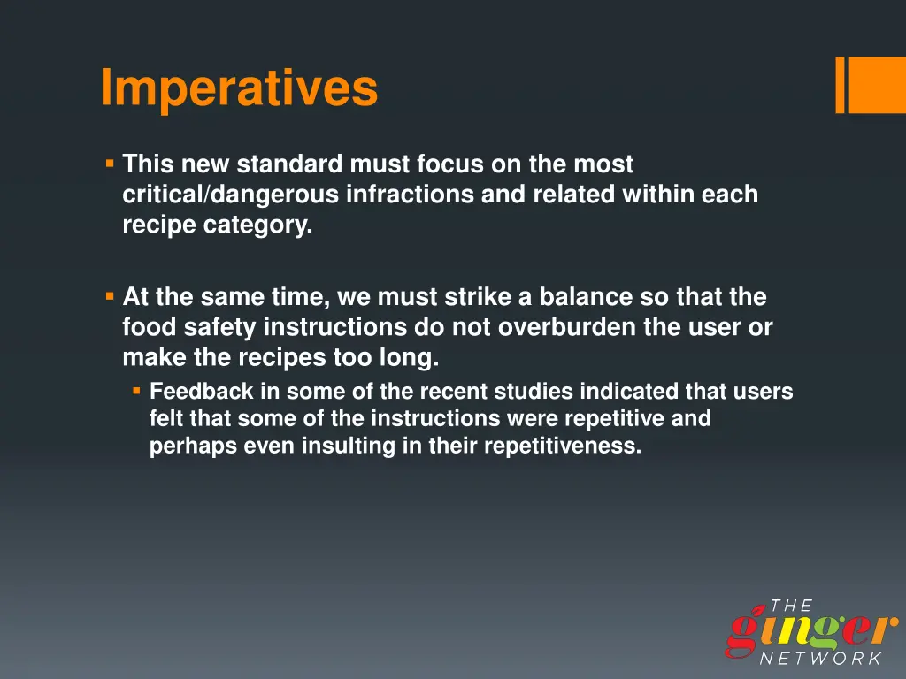 imperatives