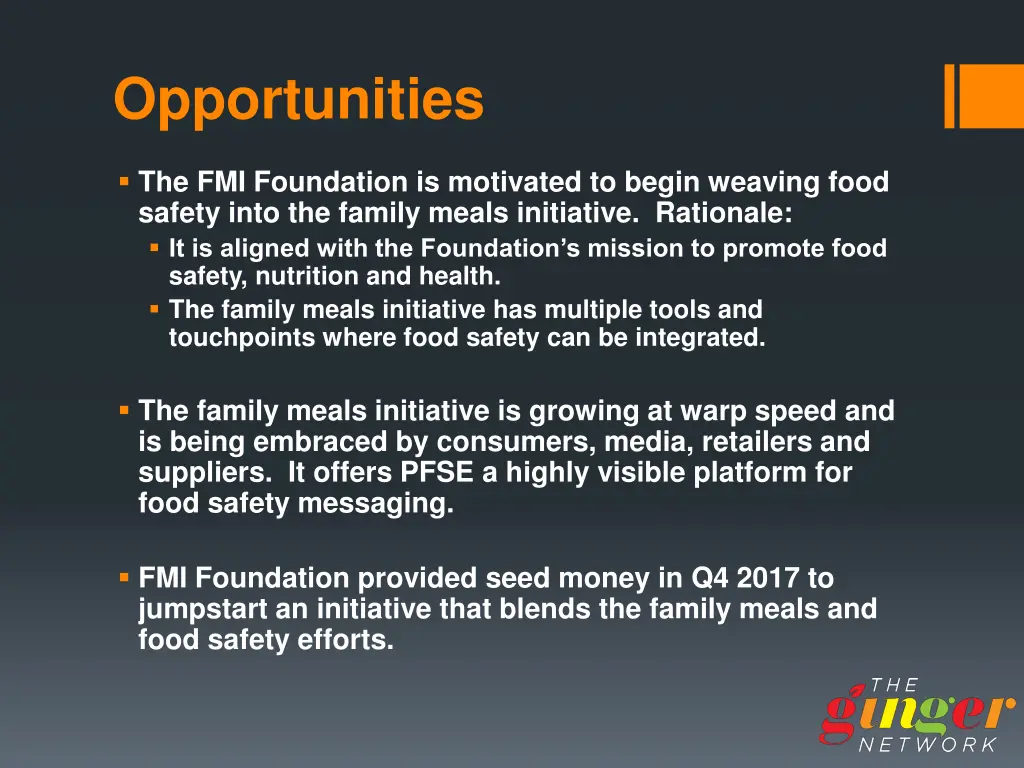 opportunities