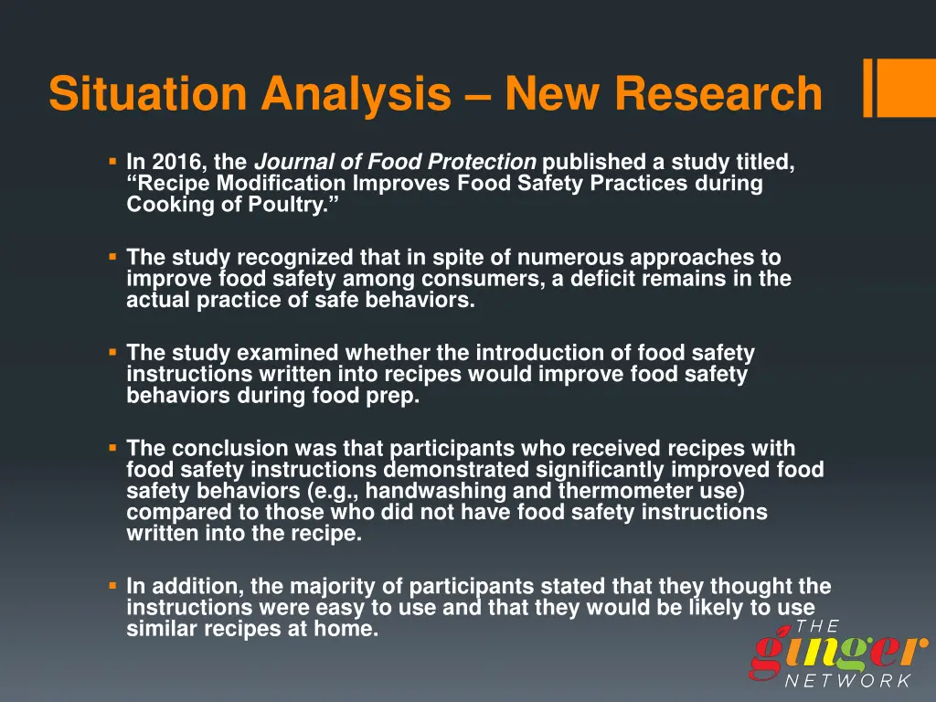 situation analysis new research
