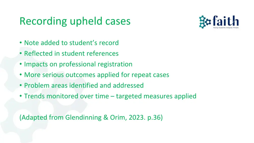 recording upheld cases