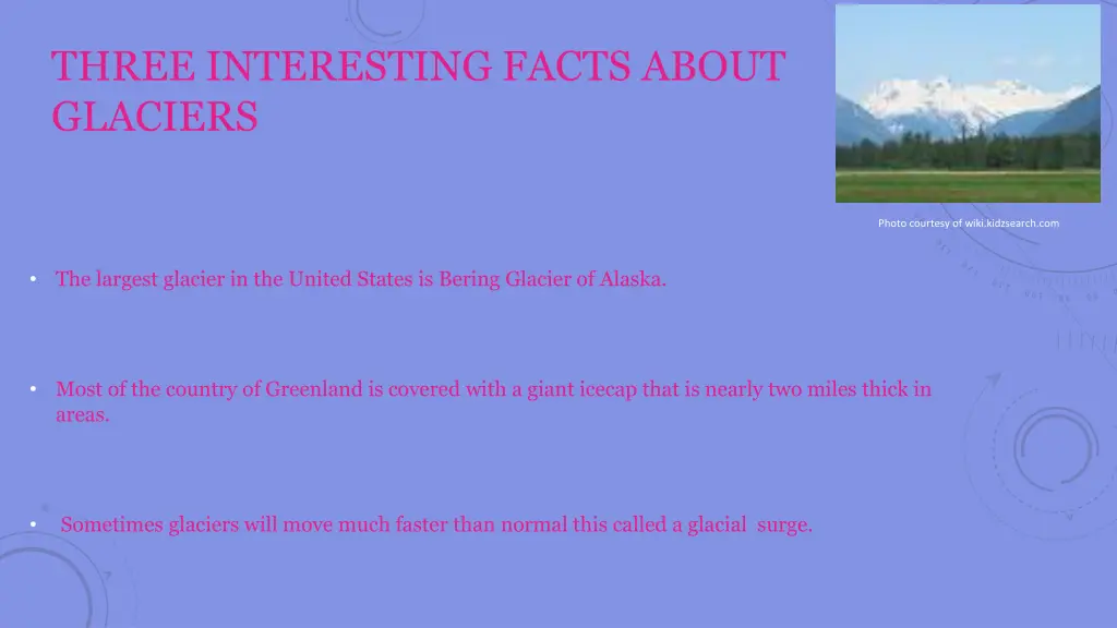 three interesting facts about glaciers