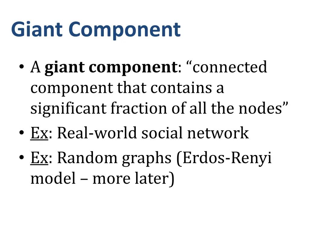 giant component