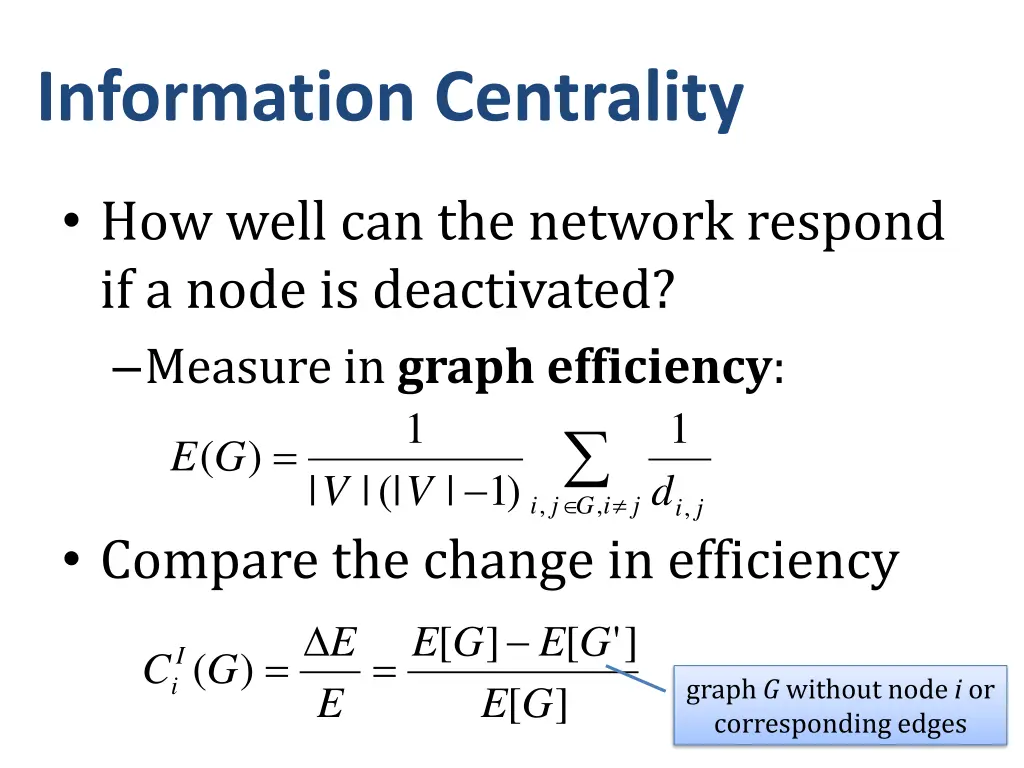 information centrality