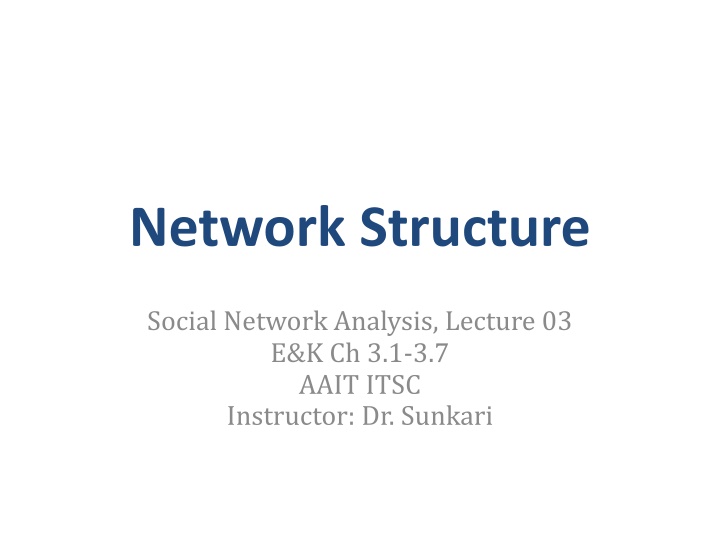 network structure