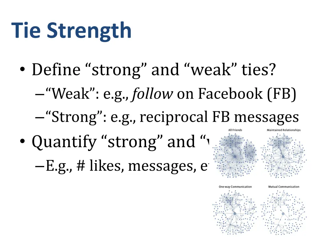 tie strength