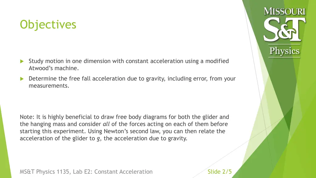 objectives