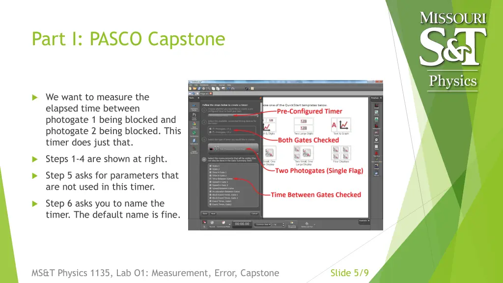 part i pasco capstone 2