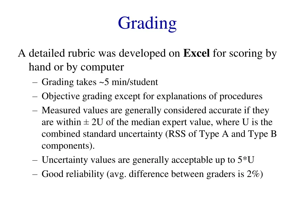 grading
