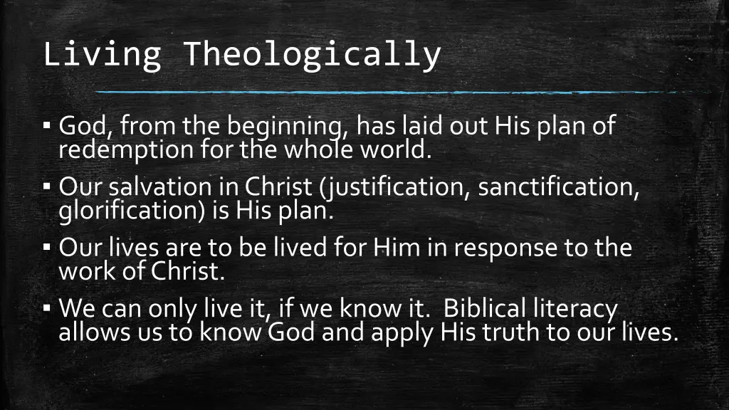 living theologically 1