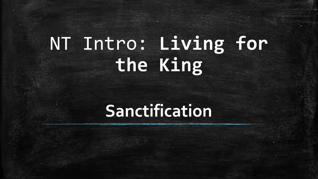 nt intro living for the king 1