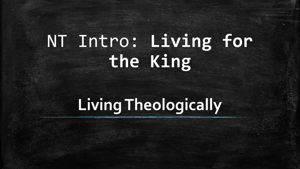 nt intro living for the king 5