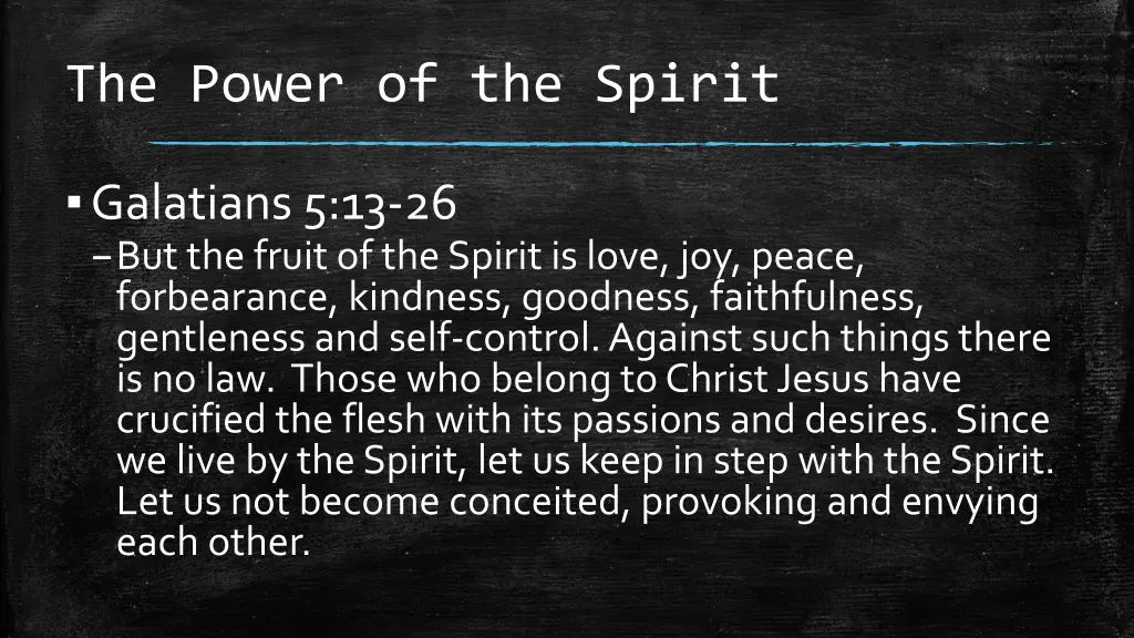 the power of the spirit 5
