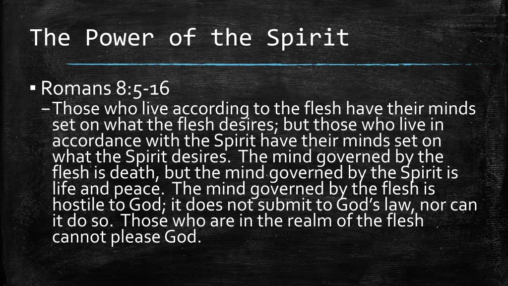the power of the spirit 7