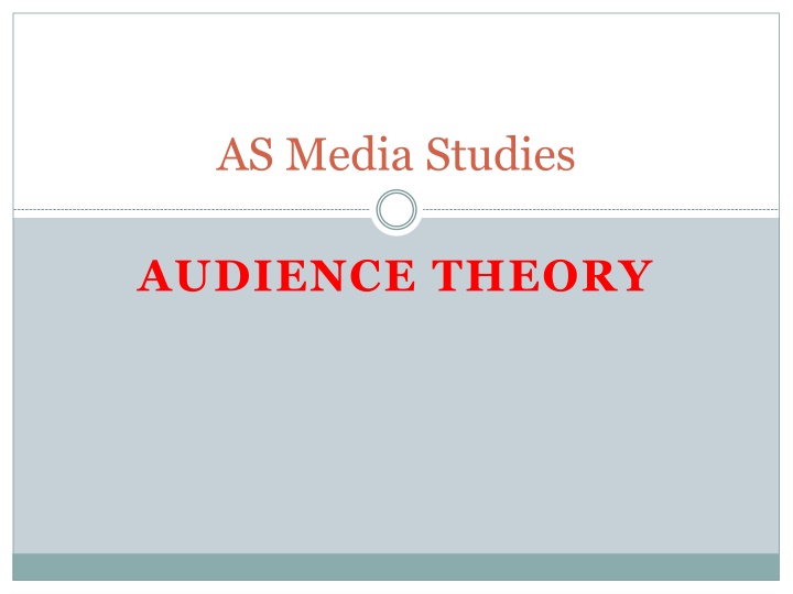 as media studies