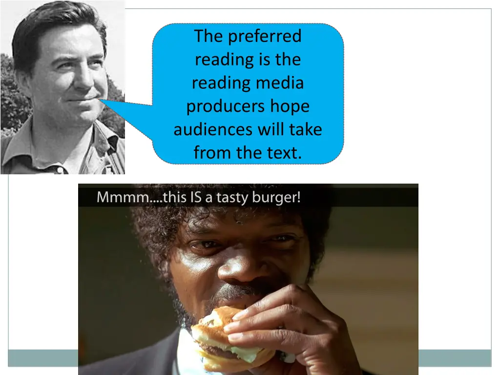 the preferred reading is the reading media