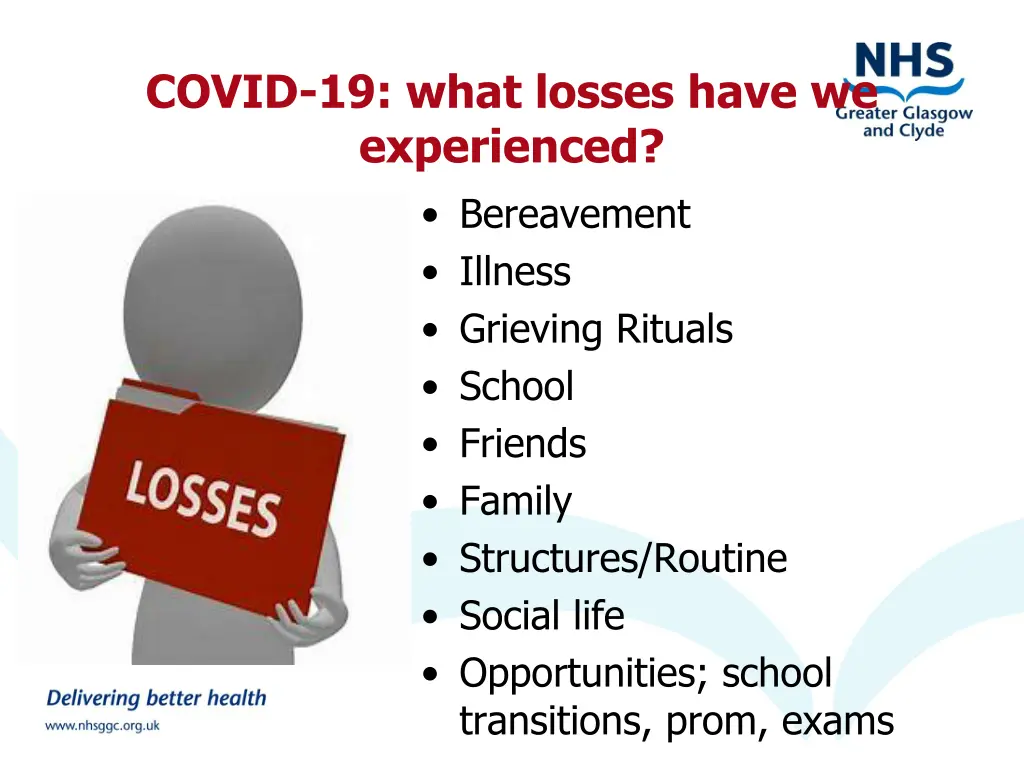 covid 19 what losses have we experienced