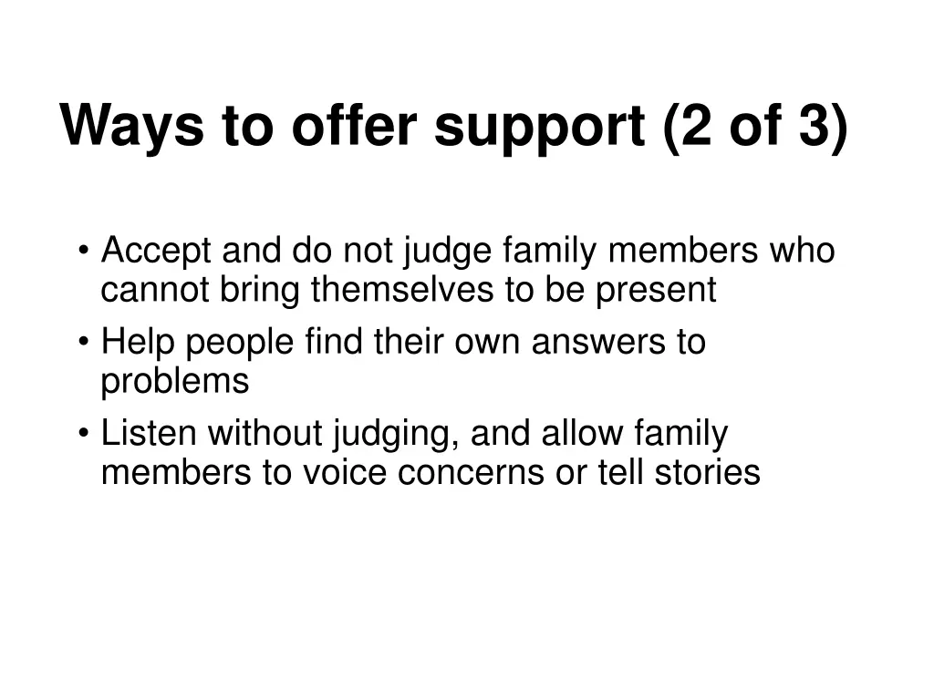ways to offer support 2 of 3