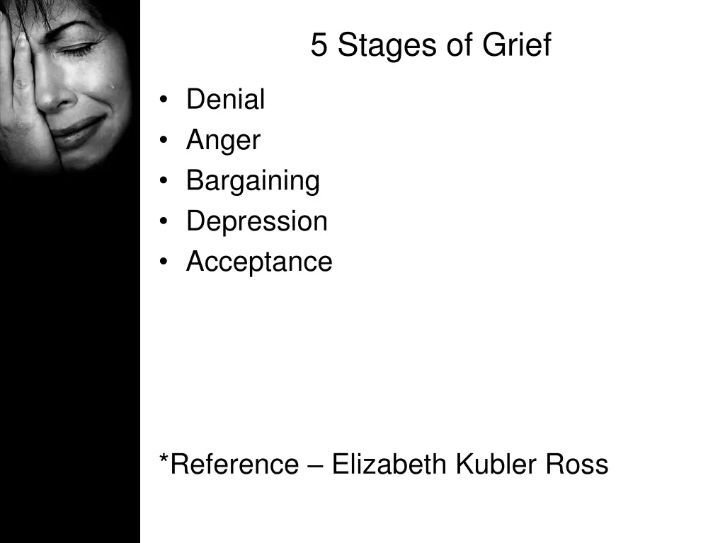 5 stages of grief