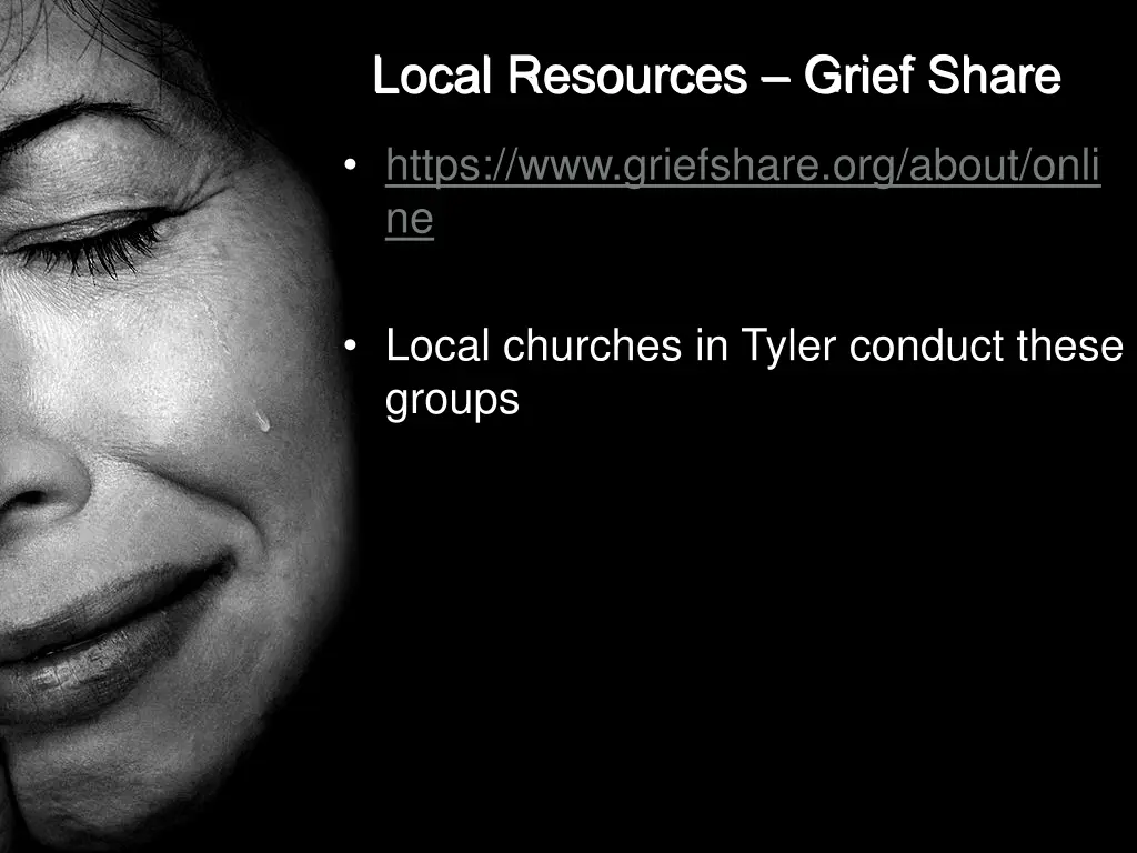 local resources grief share
