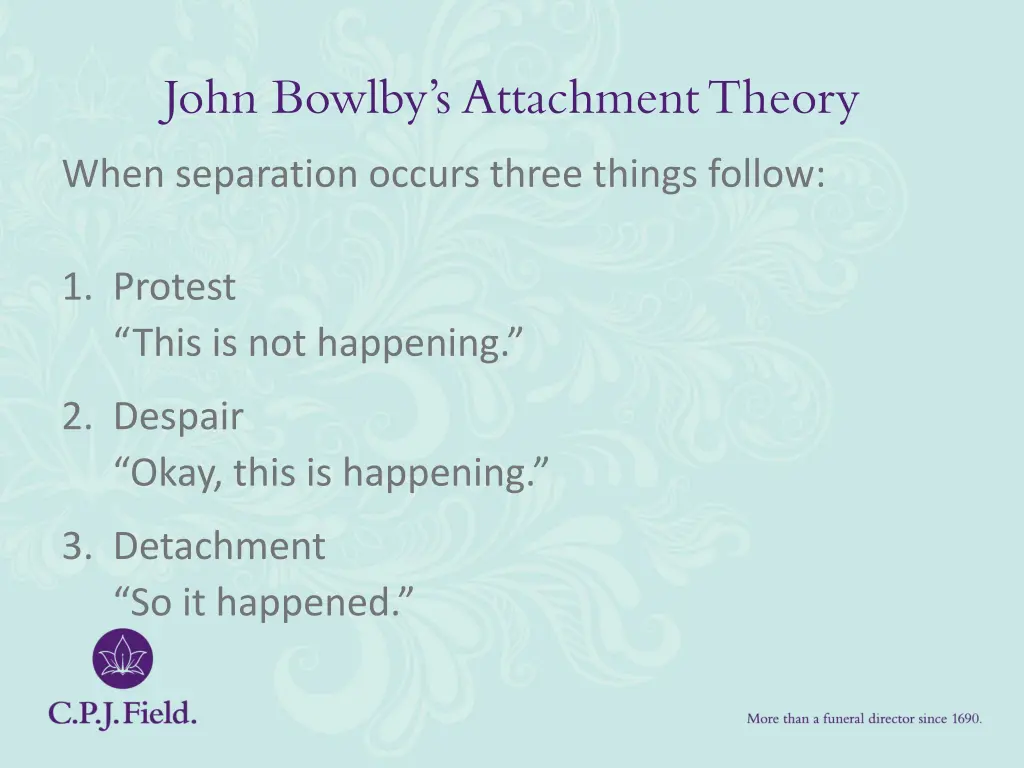 john bowlby s attachment theory