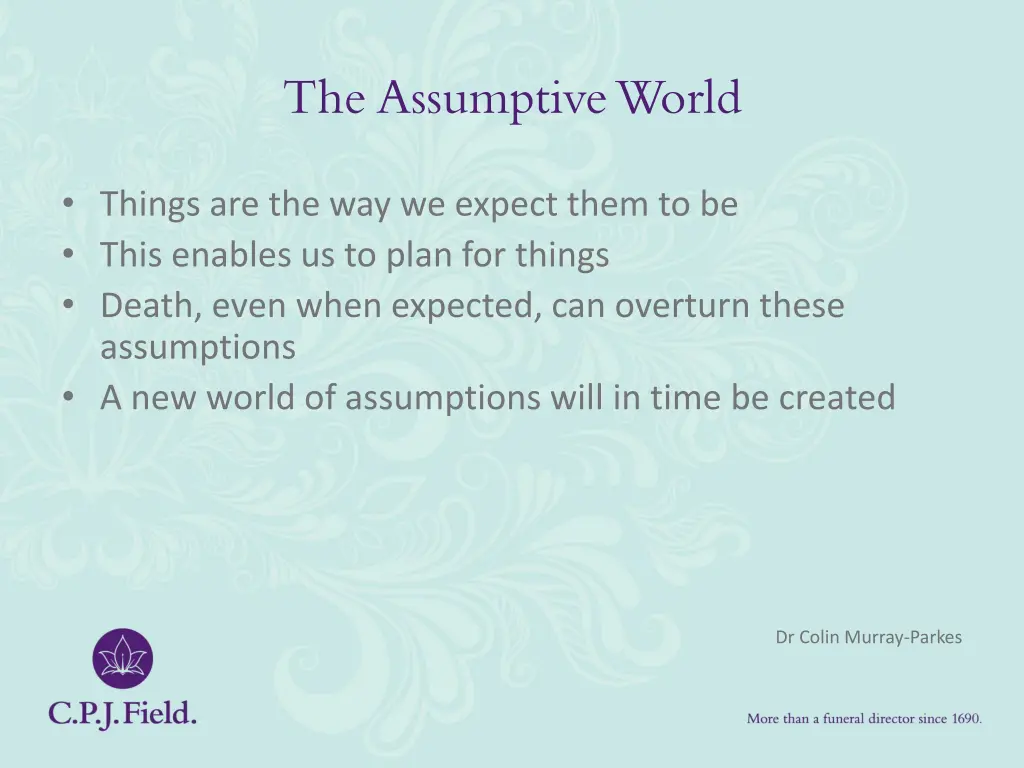 the assumptive world