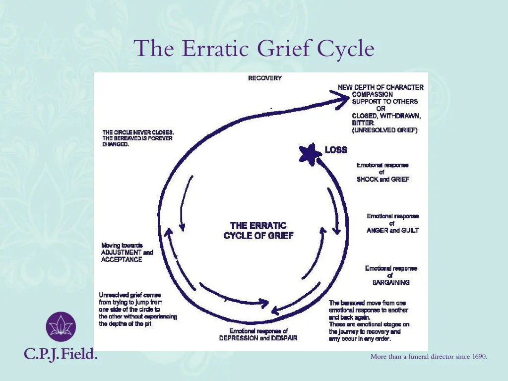 the erratic grief cycle