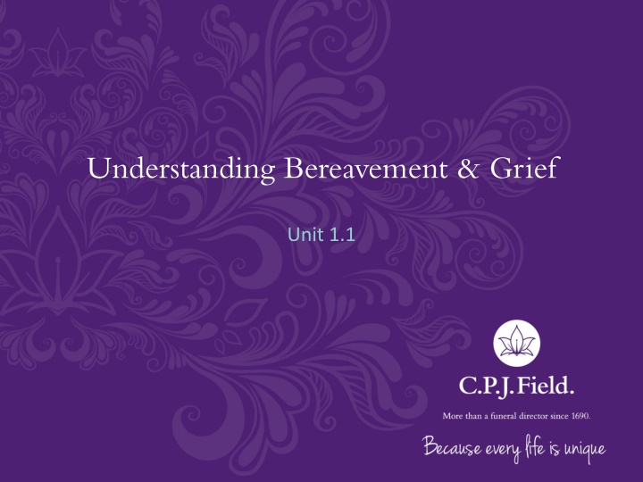 understanding bereavement grief