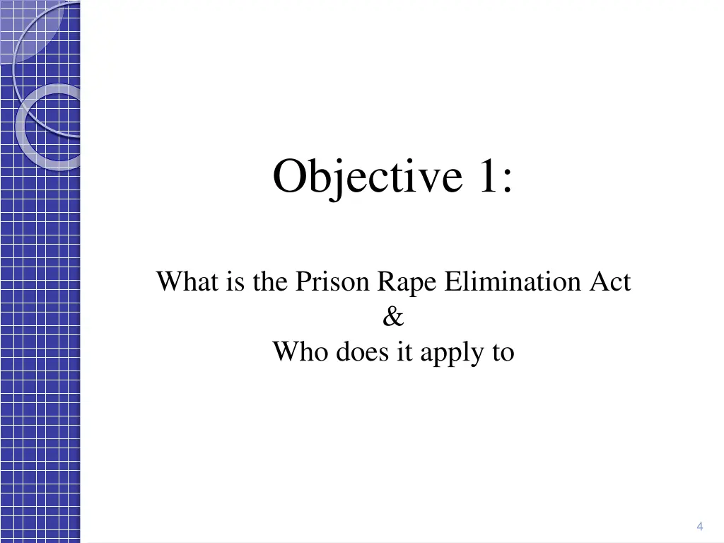objective 1