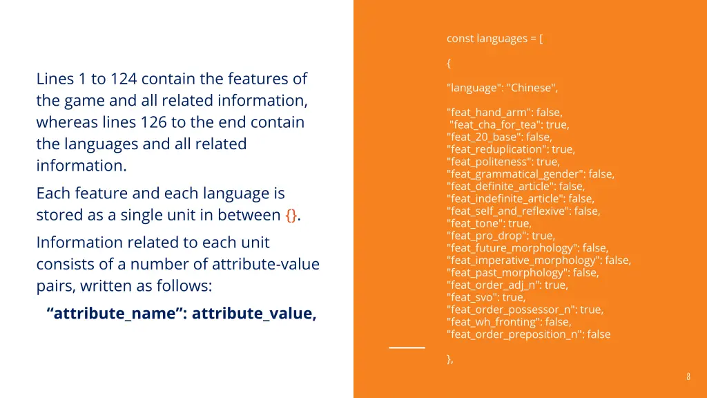 const languages