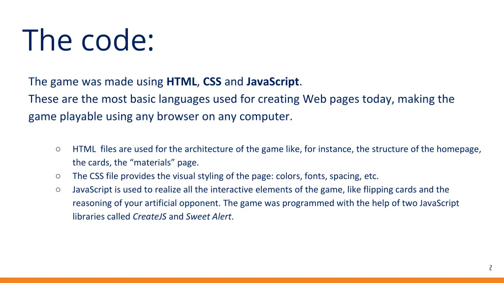 the code