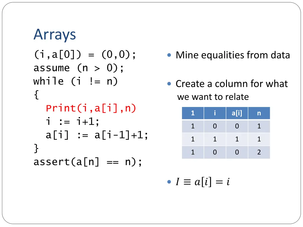 arrays