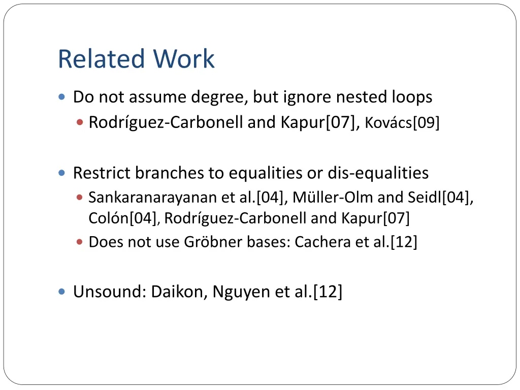 related work