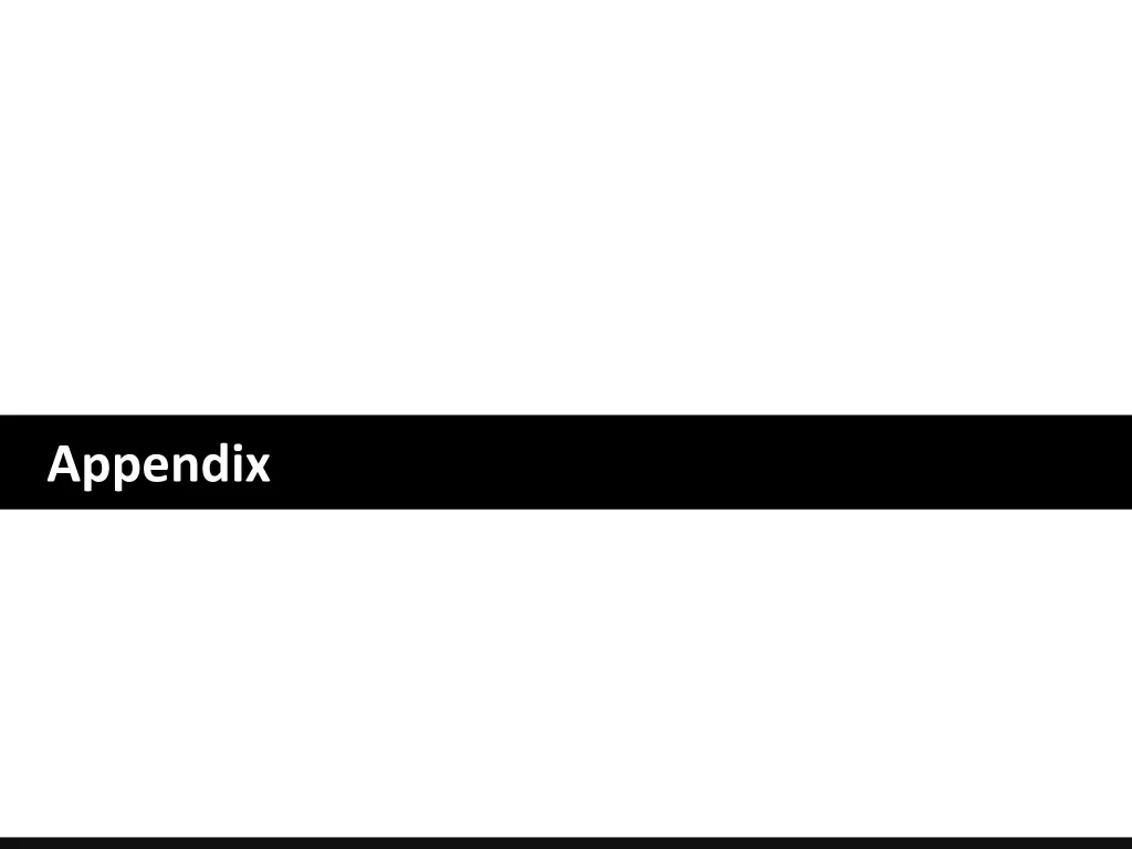 appendix