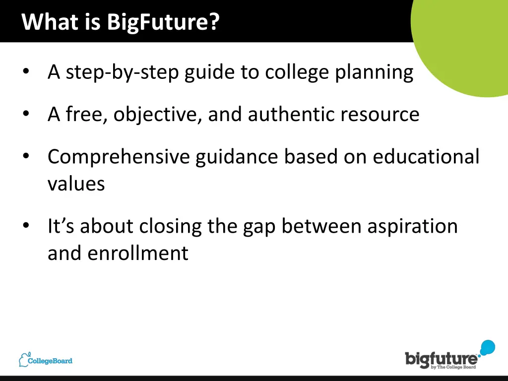 what is bigfuture