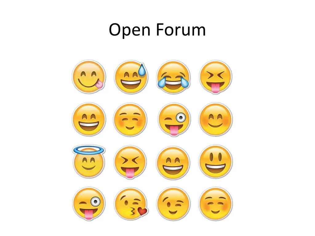 open forum