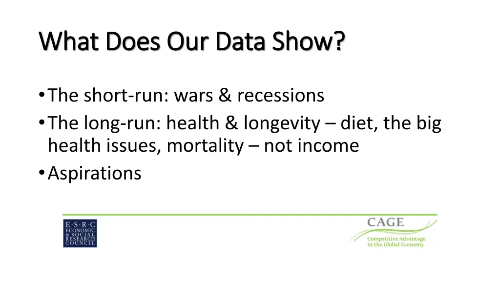 what does our data show what does our data show