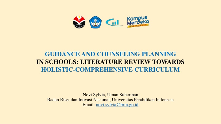 guidance and counseling planning in schools
