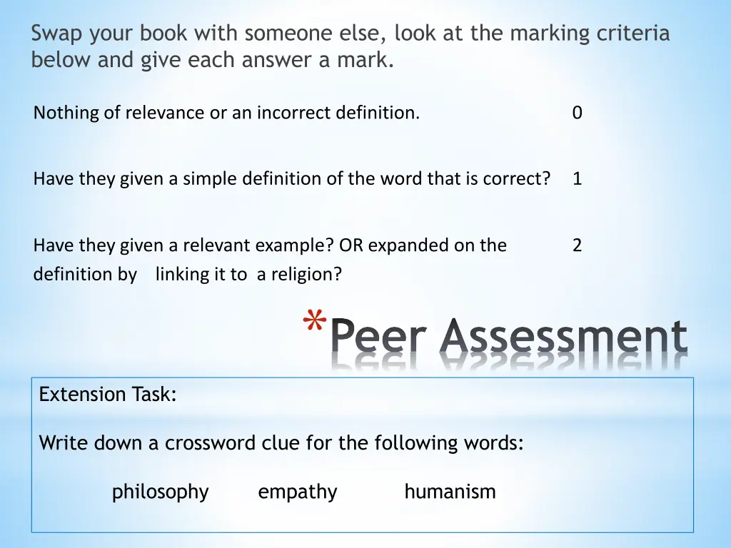 swap your book with someone else look