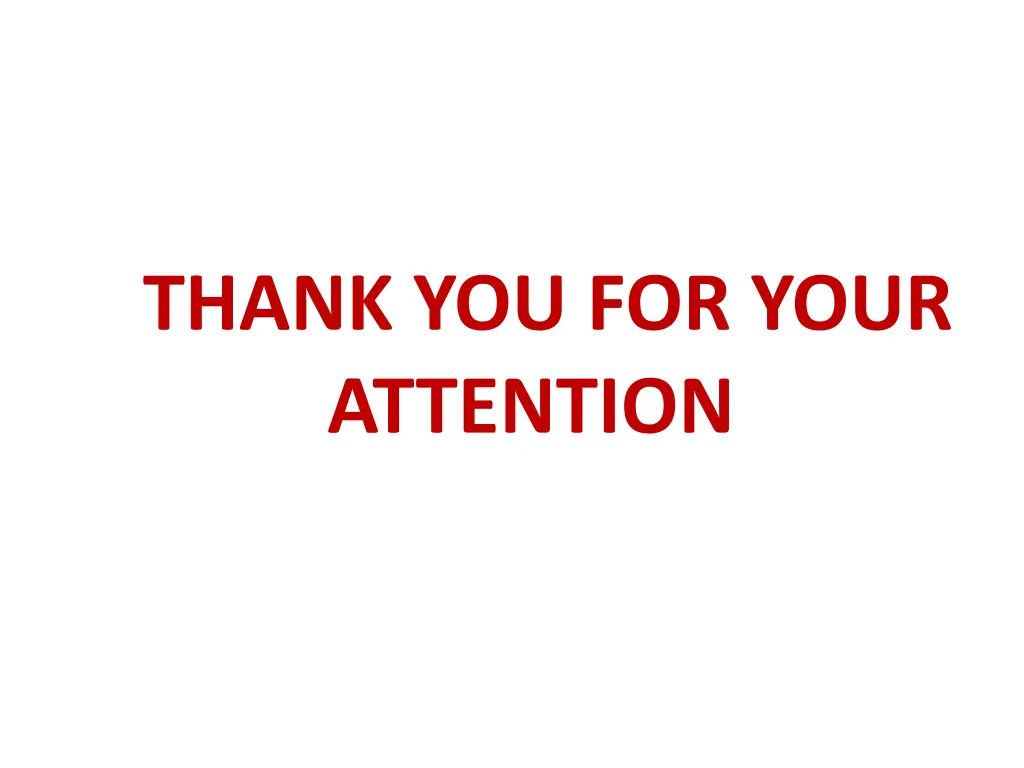thank you for your attention