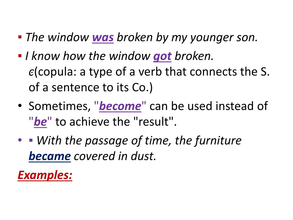 the window was broken by my younger son i know