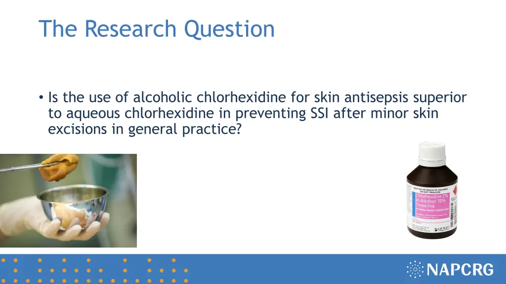 the research question