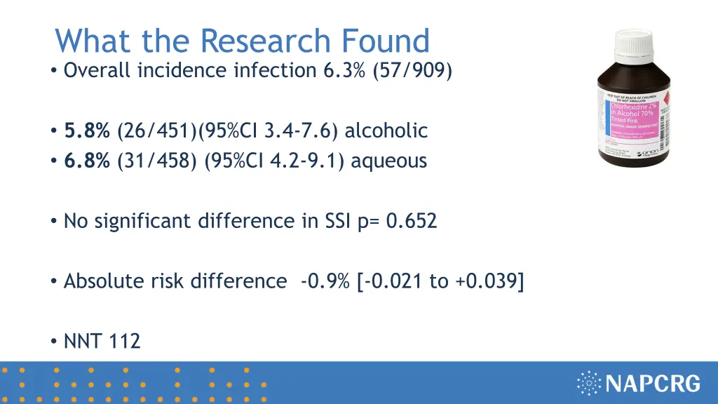 what the research found overall incidence