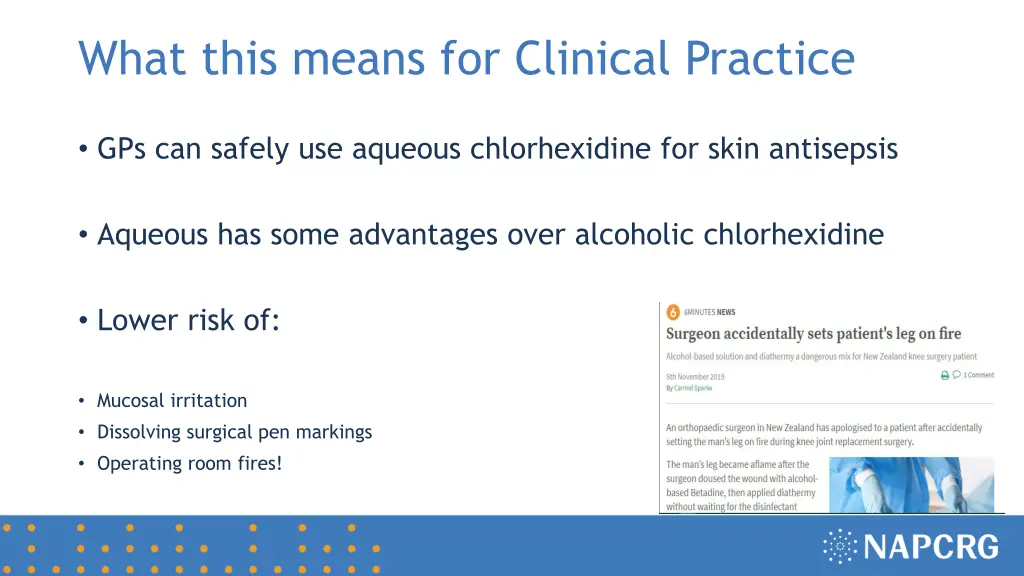 what this means for clinical practice