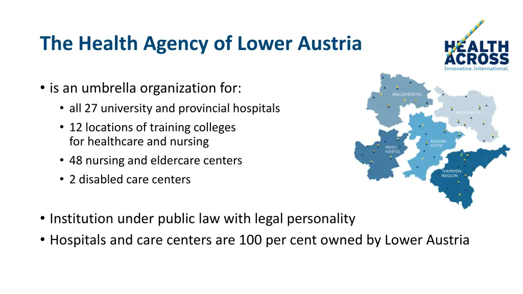 the health agency of lower austria