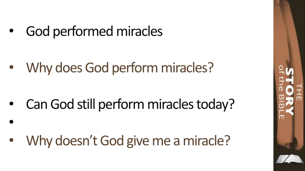 god performed miracles 3