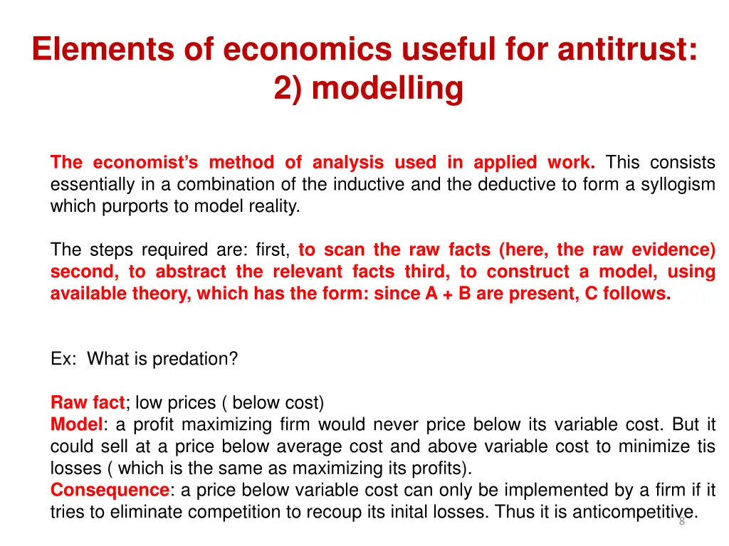 elements of economics useful for antitrust 1