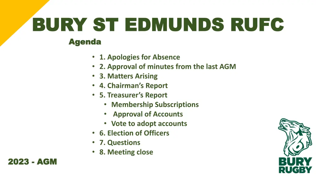 bury st edmunds rufc bury st edmunds rufc agenda