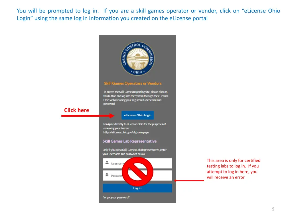 you will be prompted to log in if you are a skill