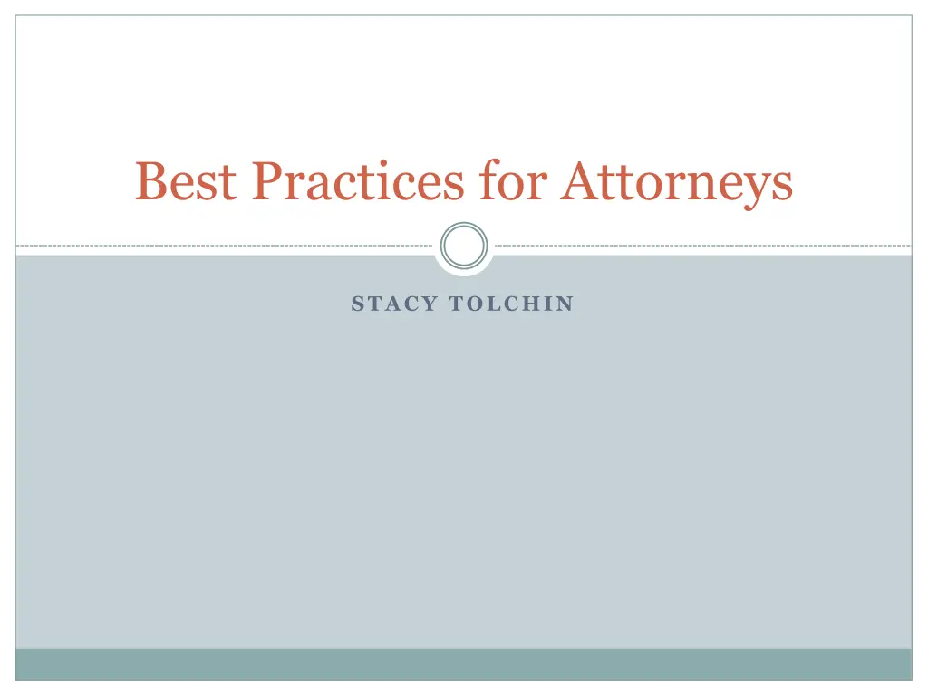 best practices for attorneys