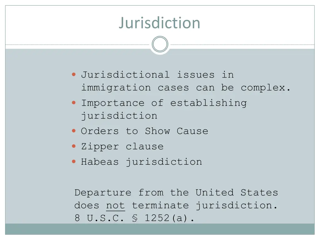 jurisdiction